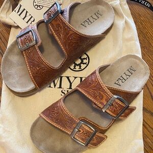 Myra Bag Brown Sandals